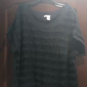 DKNY JEANS short sleeve sweater